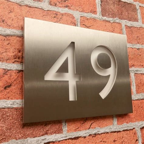 house numbers for metal gates|House Numbers for Gate .